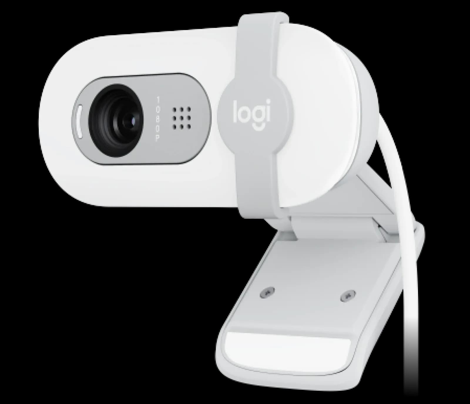 Logitech Brio 100 webcam in off-white