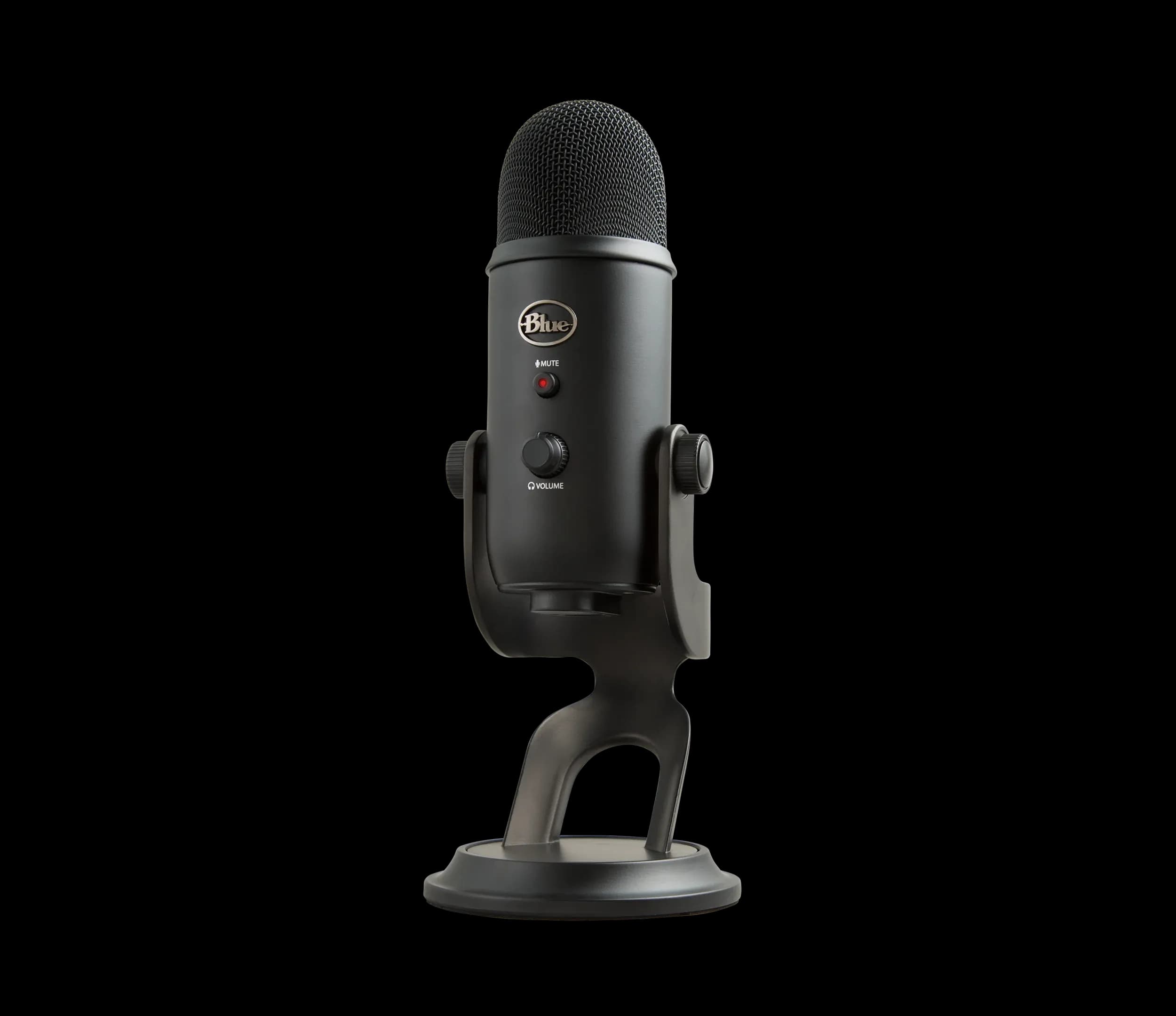 Logitech G Yeti USB microphone in blackout