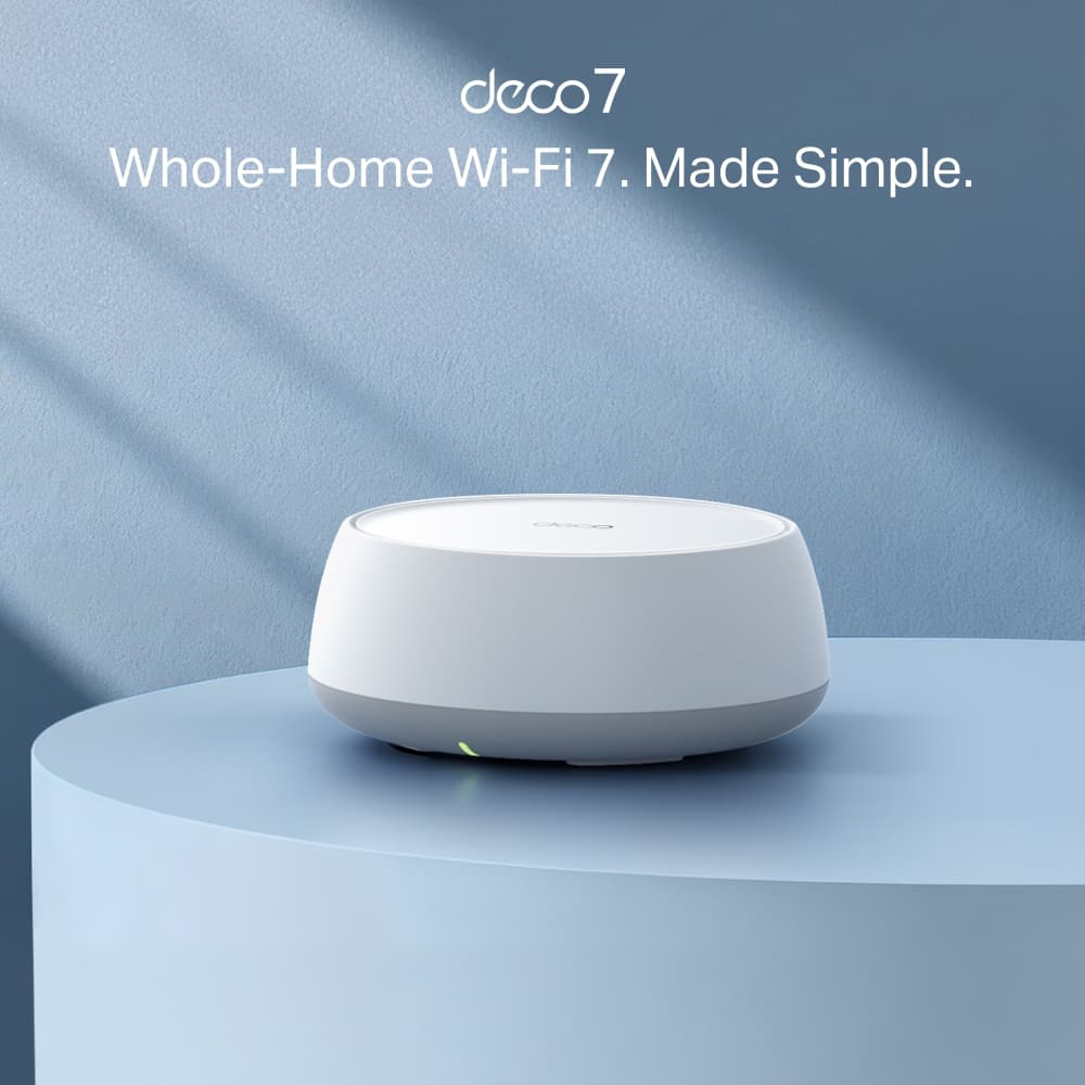 TP-Link Deco BE25 dual-band WiFi 7 mesh system