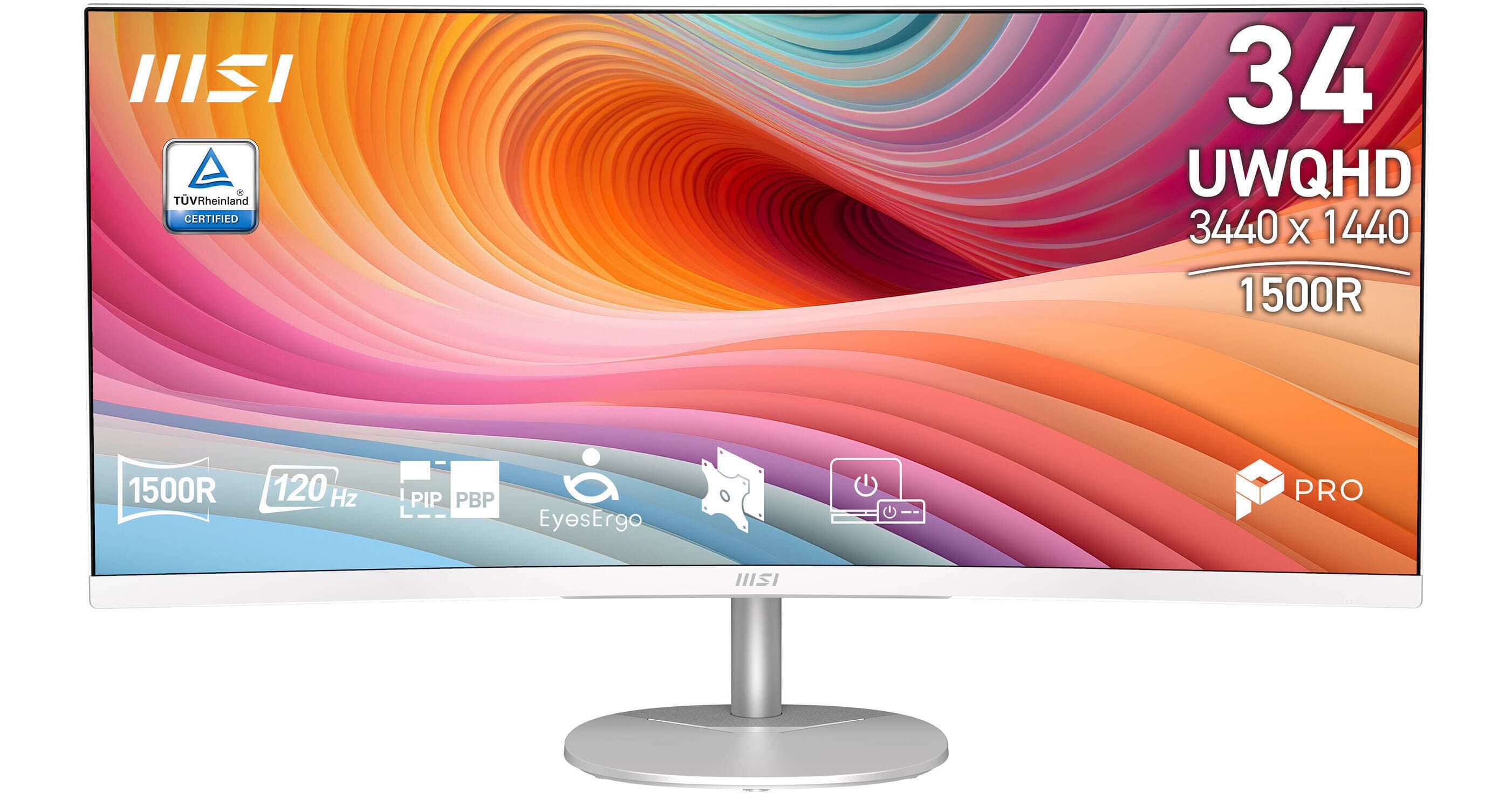MSI PRO MP341CQW E12 curved ultrawide monitor