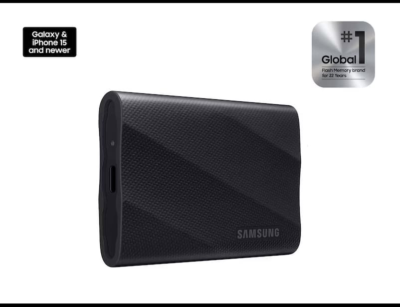 Samsung T9 2TB portable SSD in black