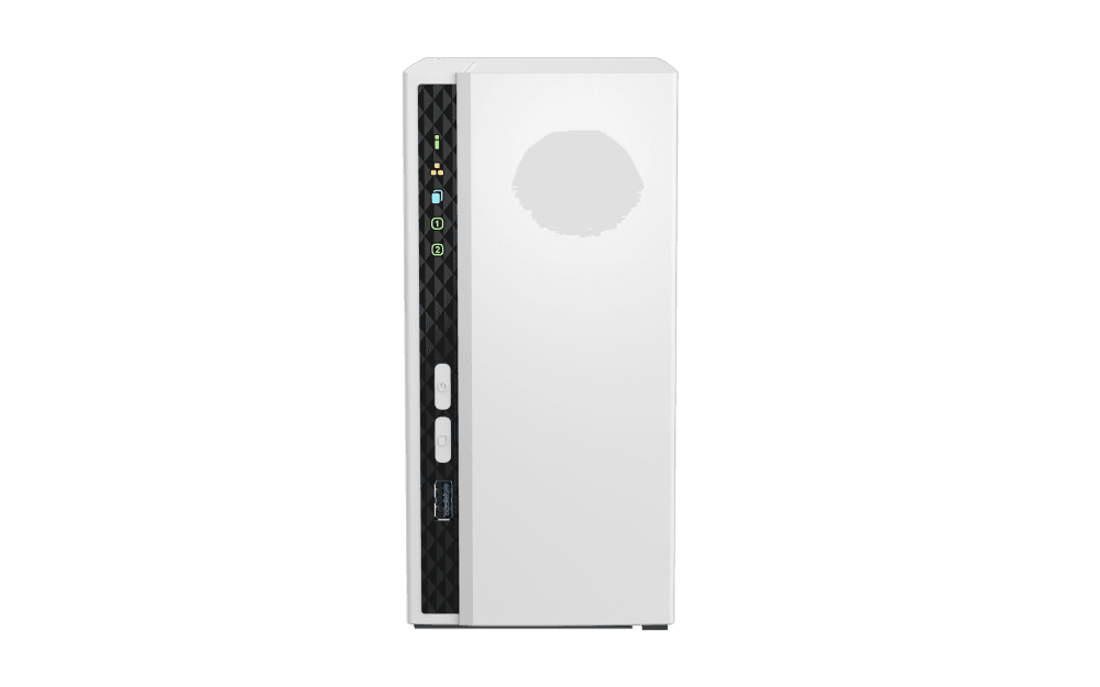QNAP TS-233 two-bay NAS, front view